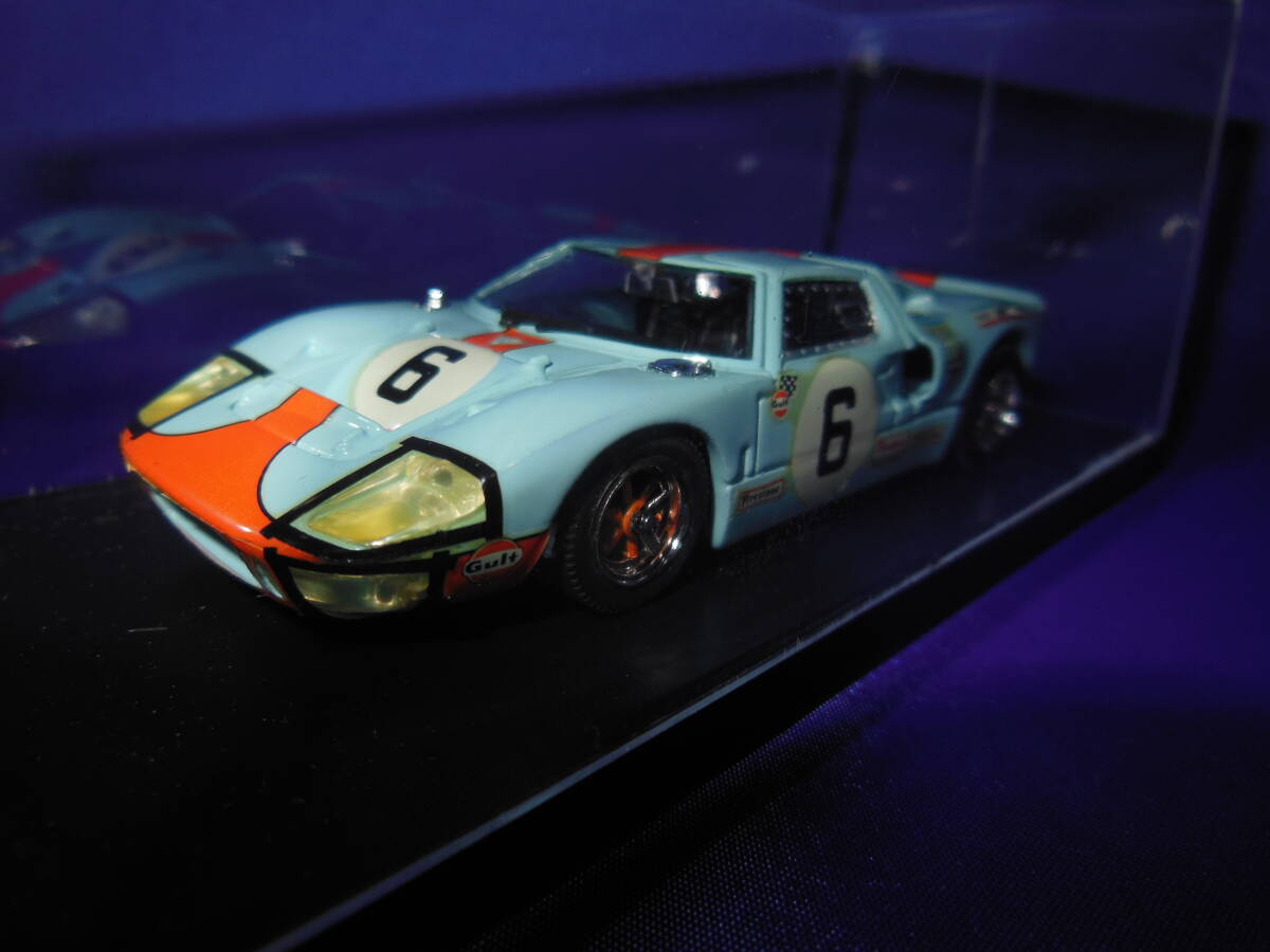 1/43　BANG　フォード　FORD　GT40　ル・マン1969年優勝　シーブルー　♯6 イタリア製 MADE IN ITALY_画像3