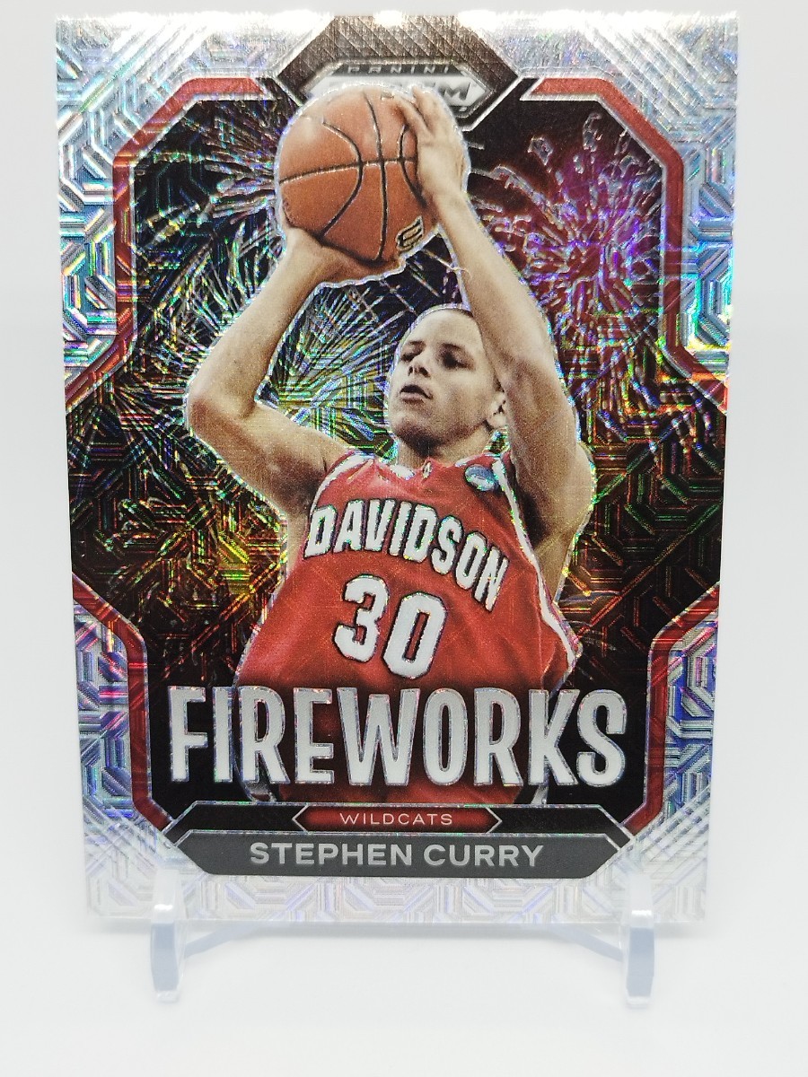 【25枚限定】23-24 Panini Prizm Draft Picks #16 Stephen Curry Fireworks mojo Prizm ステフィンカリー　超絶レア_画像1