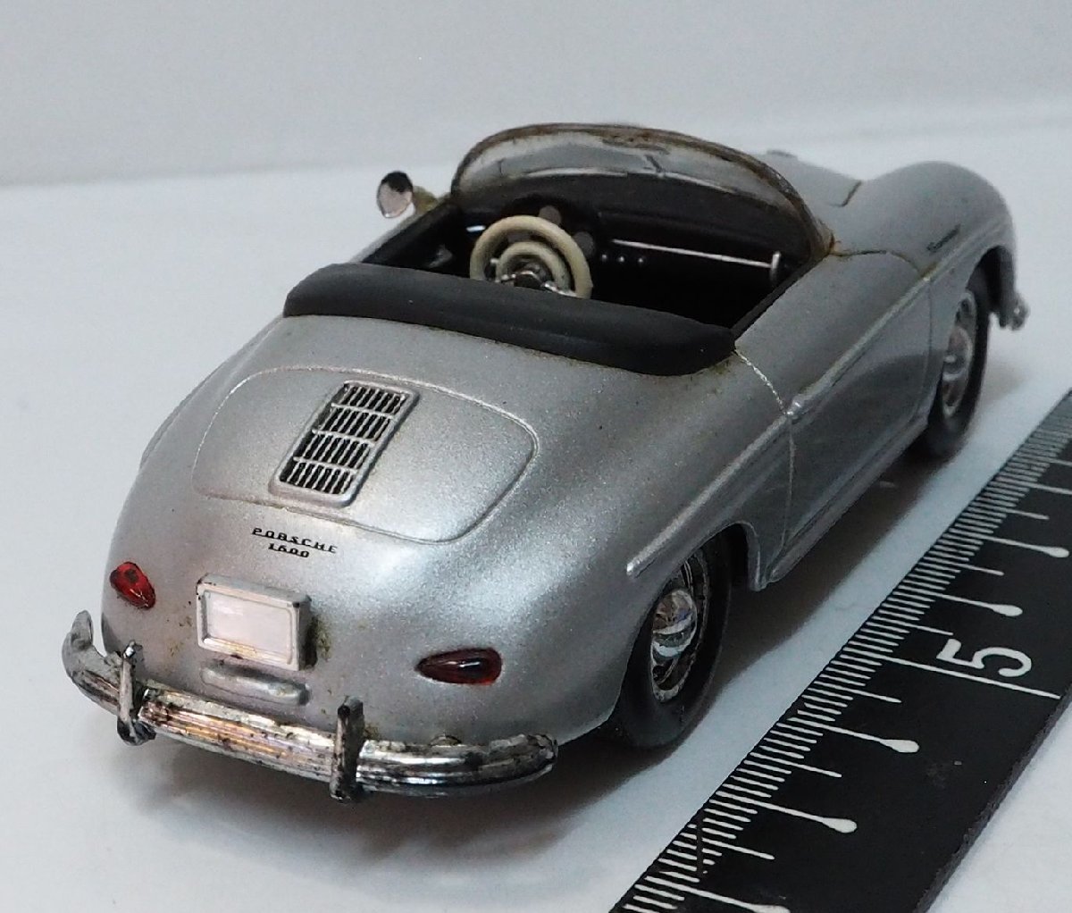 del prado【1959 ポルシェ PORSCHE 356A シルバー】1/43ミニカー■デル・プラド 付録【中古・本体のみ】送料込_画像３