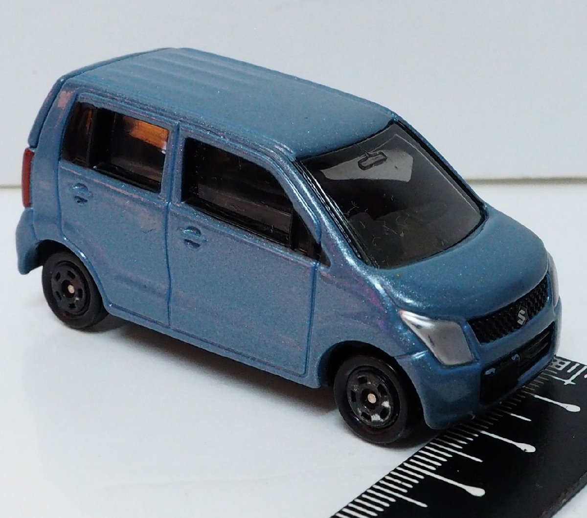 トミカ No.58【スズキ ワゴンR SUZUKI WAGON R 水色ブルー】1/59ミニカー ダイキャスト製■TOMYトミー【中古】送料込の画像2