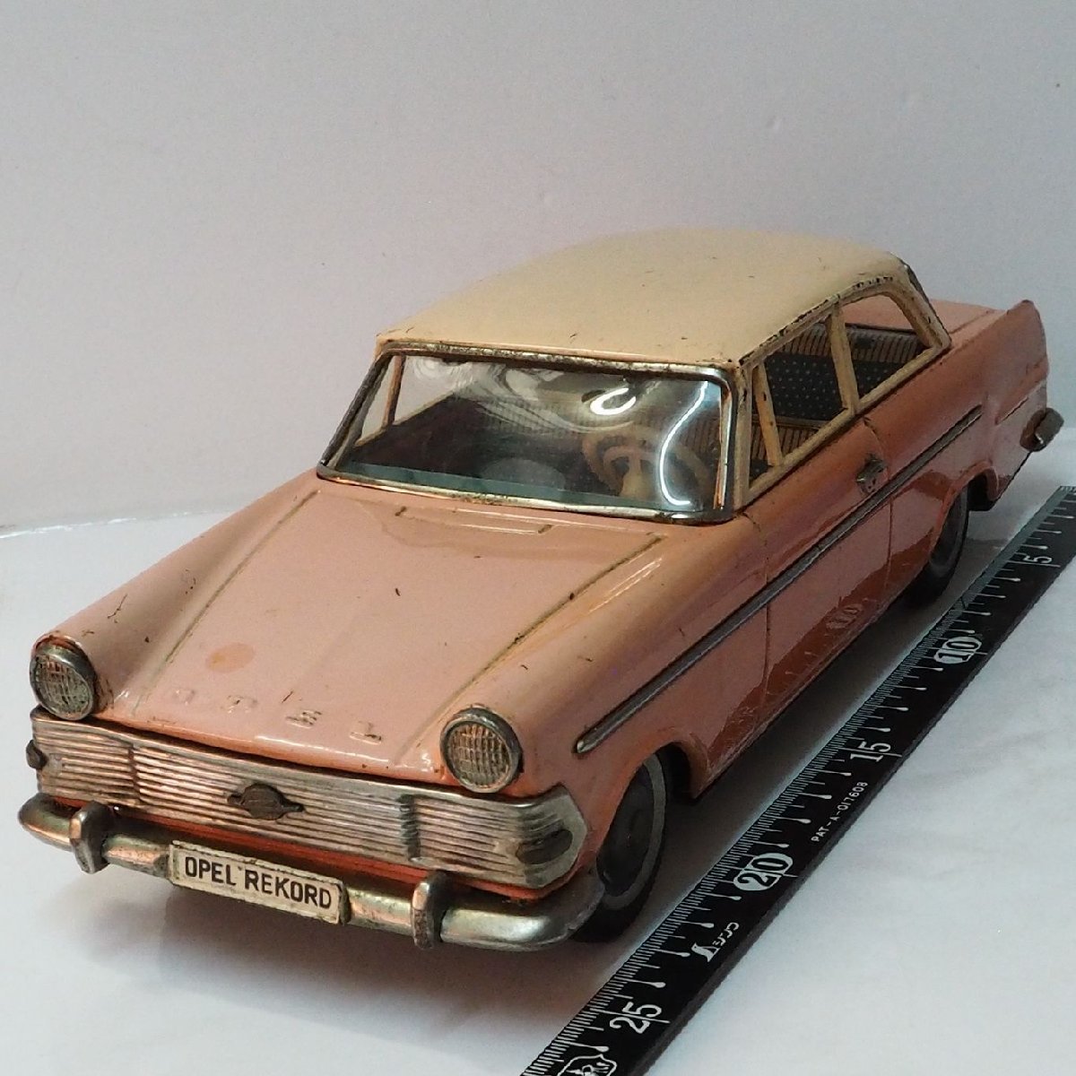 萬代屋【オペル レコルト OPEL REKORD オレンジ色褪せ有 フリクション動作確認済】ブリキ自動車TIN旧バンダイ B.C.BANDAI赤箱【箱無】0916 - 自動車 萬代屋【オペル レコルト OPEL REKORD オレンジ色褪せ有 フリクション動作確認済】ブリキ自動車TIN旧バンダイ B.C.BANDAI赤箱【箱無】0916 - 自動車