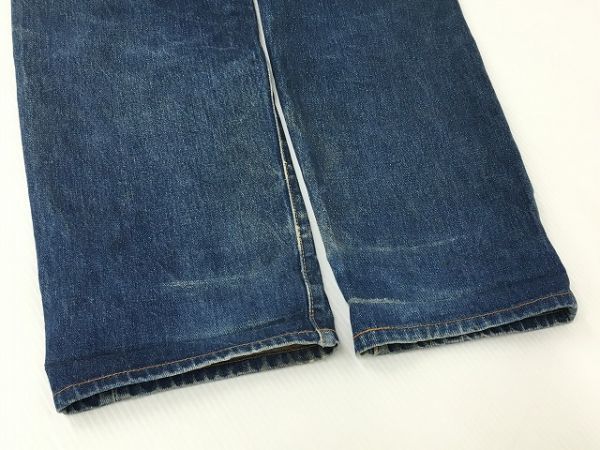 K12-619-133【中古】LEVI'S(リーバイス) デニムパンツ 501 90's ビッグE セルビッジ USA製 W32 L36 現状品 ※裾折り上げ跡・スレキズ有_画像5