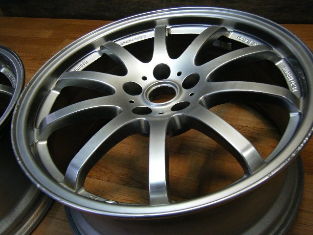 IB-110 日産純正 フーガ RAYS MONOBLOCK FORGED 19×8.5J 5H-114.3 +50 (2本) NISSAN 鍛造 軽量 送料は全国一律3300円 離島を除く_画像6