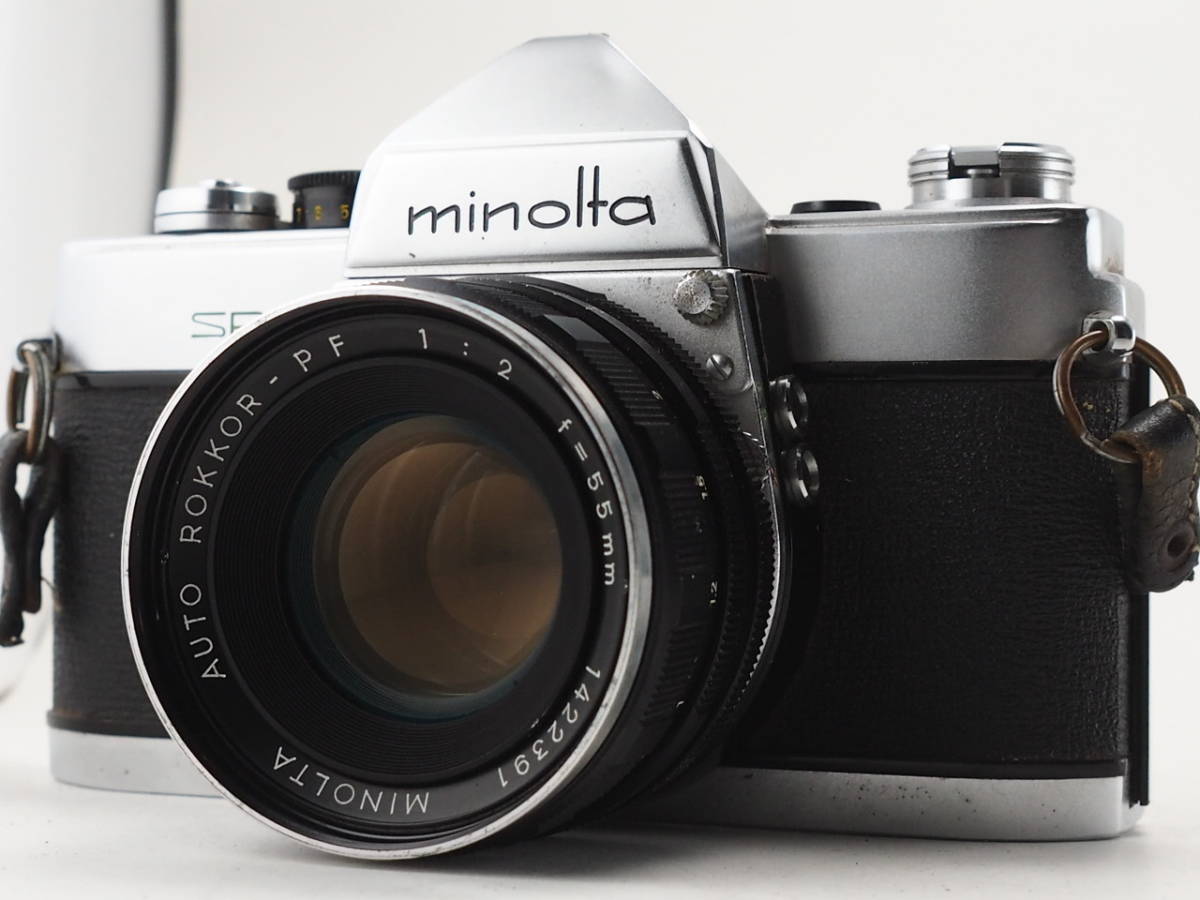 ★訳あり実用品★ ミノルタ MINOLTA SR-1 ボディ 55mm 単焦点レンズセット ★シャッターOK！ #TA3139_画像1