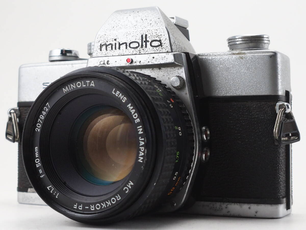 ★訳あり実用品★ ミノルタ MINOLTA SRT101 ボディ ROKKOR-PF 50mm レンズセット ★シャッターOK！ #TA3305_画像1