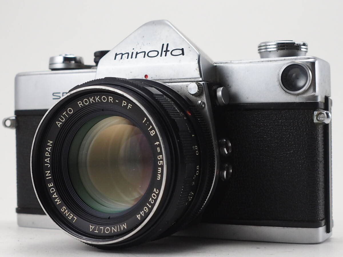 ★訳あり実用品★ ミノルタ MINOLTA SR-7 ボディ 55mm レンズセット ★シャッターOK！ #TA3308_画像1