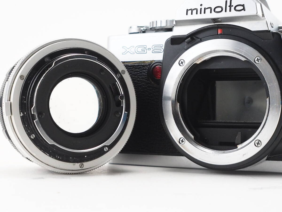★訳あり大特価★ ミノルタ MINOLTA XG-S ボディ 55mm 単焦点レンズセット ★シャッターOK! #TA3348_画像5