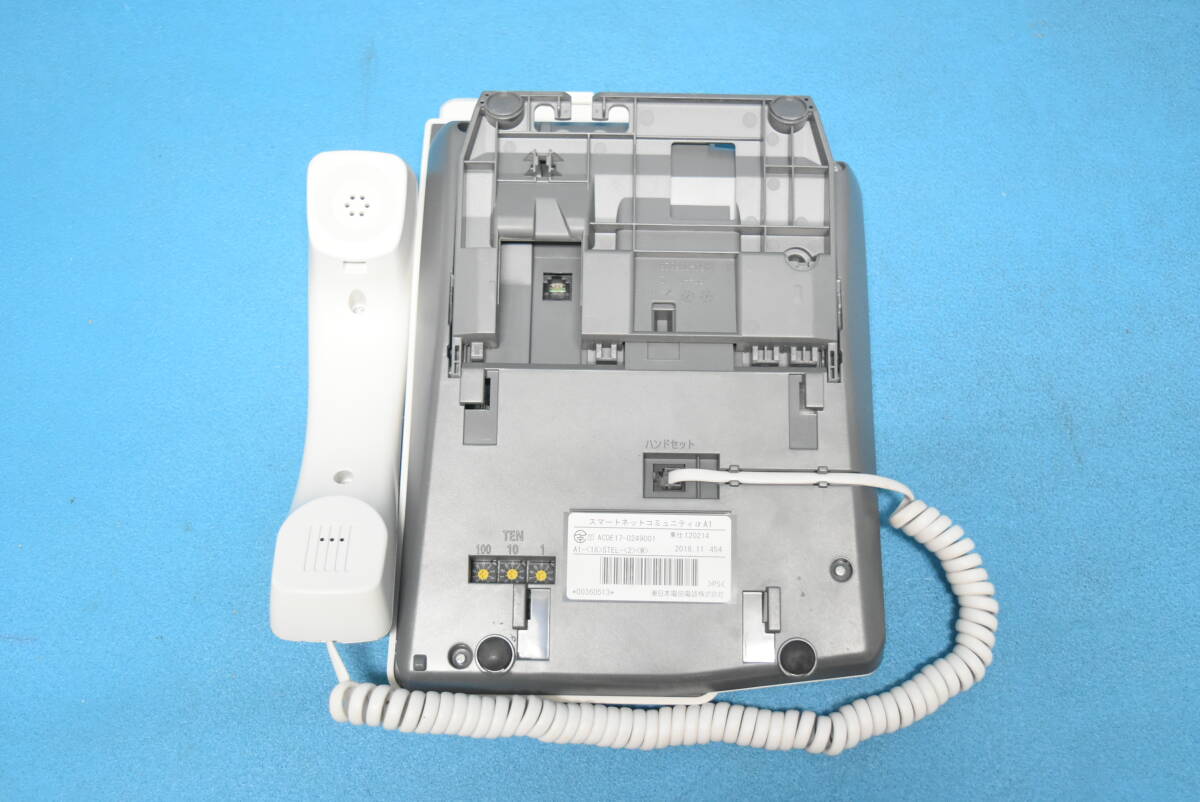 NTT　ビジネスフォン 多機能標準電話機2台セット αN1【A1-(18)STEL-(2)(W)】　◆M-1047(0224)◆_画像7
