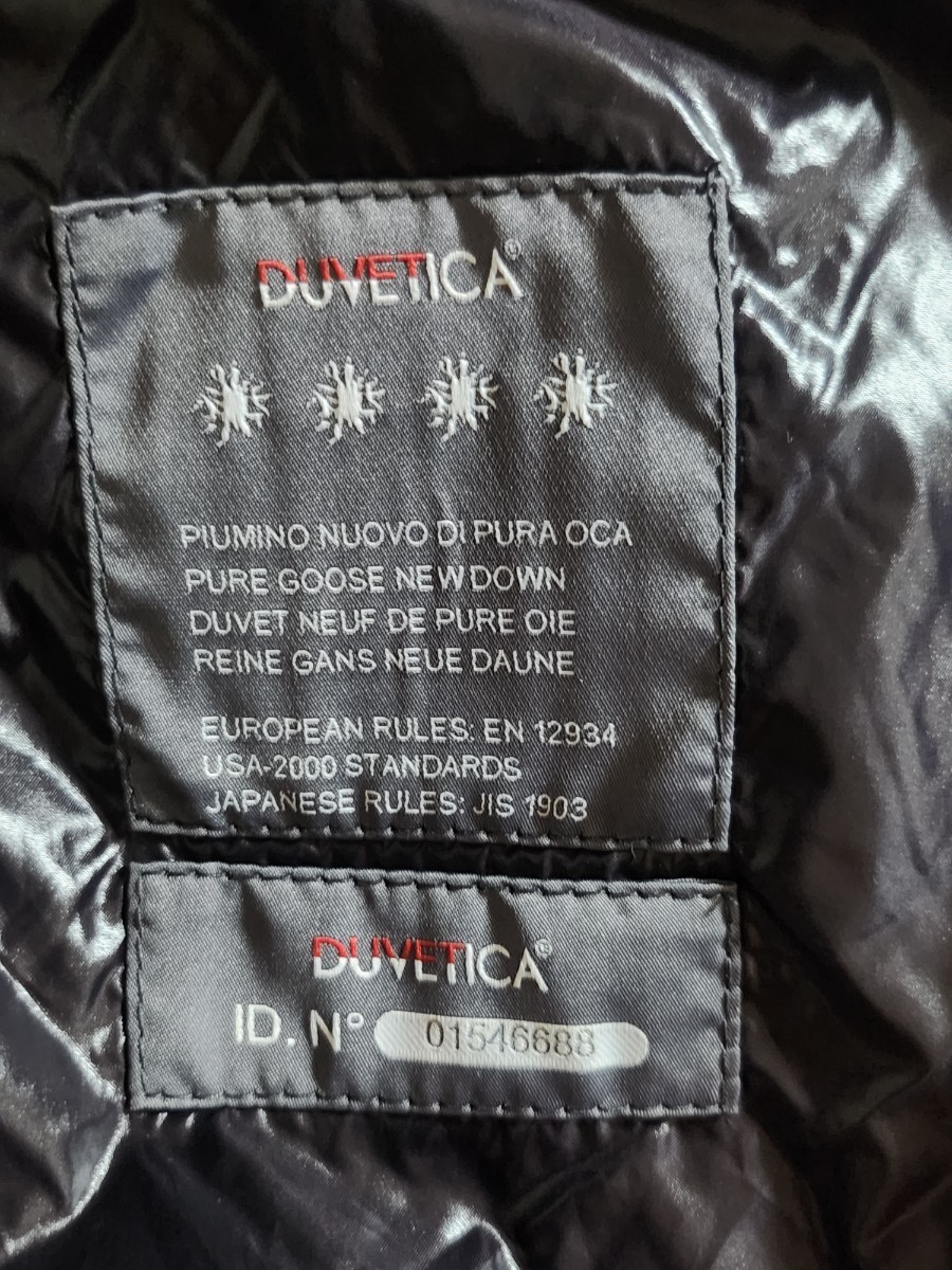 DUVETICA デュベティカ DIONISIO DOWN VEST ディオニシオ ダウンベスト ナイロン 48　ブラック_画像4