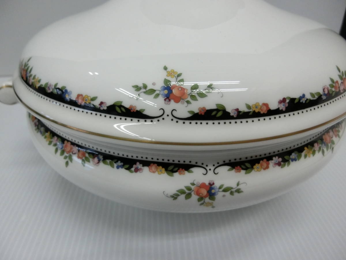 WEDGWOOD ウェッジウッド OSBORNE オズボーン スープチューリン 蓋付 現状品(ゆうパック100) 写真多数あります_画像2