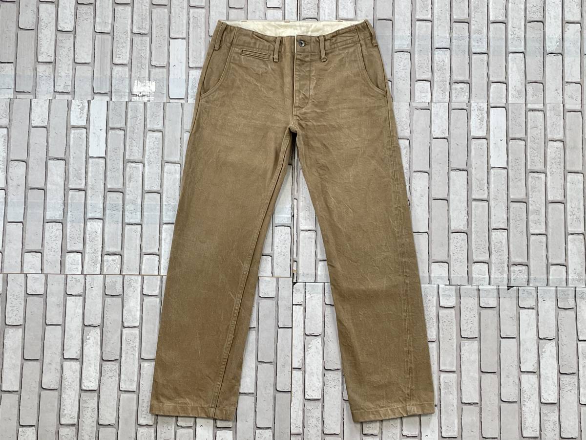 ＵＳＥＤ　サムライ　SAMURAI　硫化染め　ヘビーチノパン　サイズ３１　SJ42CP　サムライジーンズ　SAMURAI JEANS　日本製_画像2