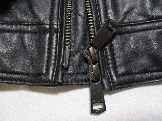  Burberry Black Label кожа ягненка кожа Rider's чёрный L