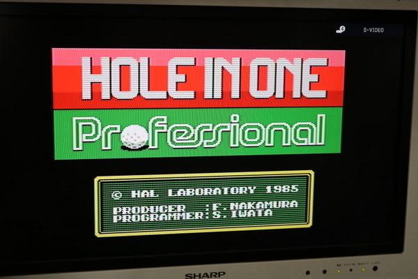 MSX отверстие * in * one отверстие in one Professional Golf HAL изучение место retro игра картридж ROM soft 