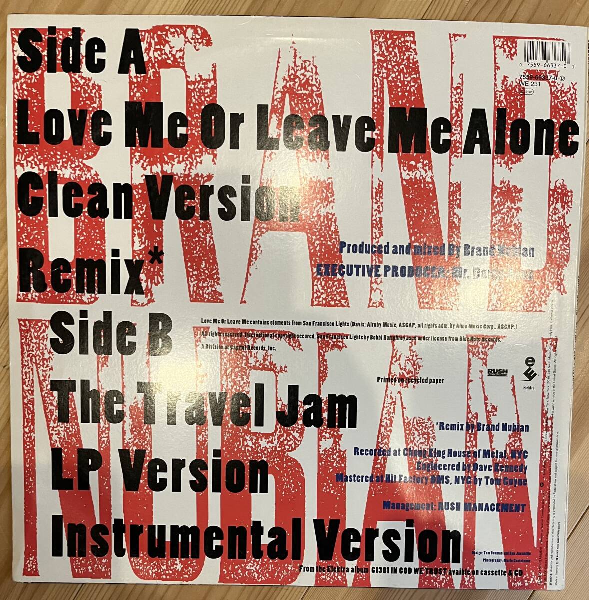 BRAND NUBIAN / LOVE ME OR LEAVE ME ALONEの画像2