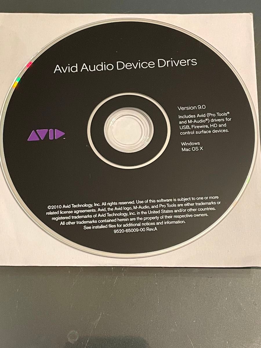 AVID Audio Device Drivers Version 9.0 Mac OS/ Windows