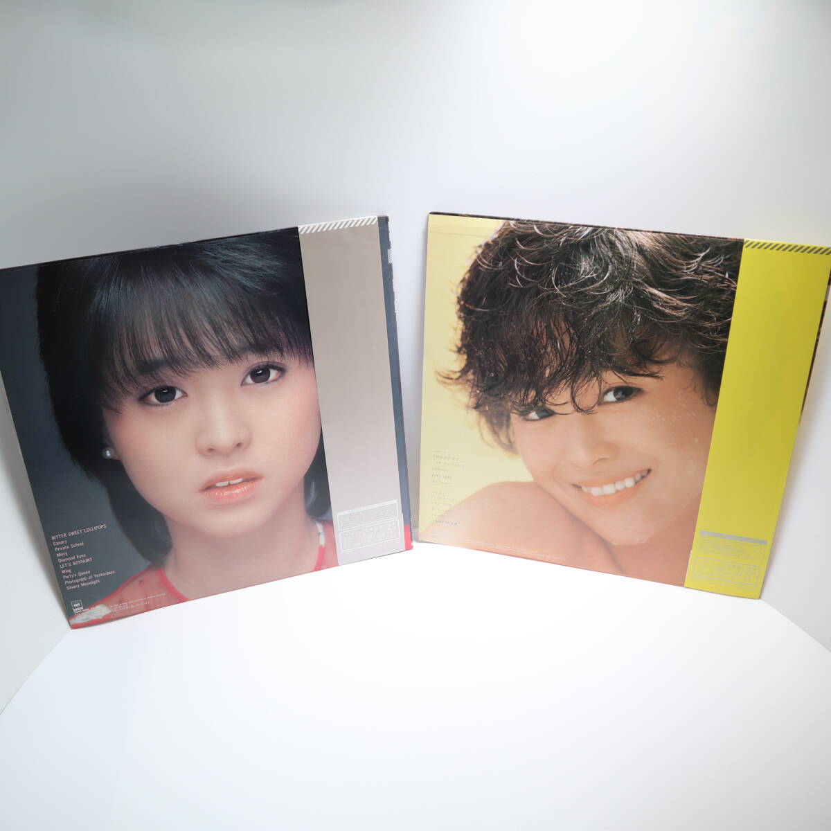 松田聖子 LPレコード 4セット ( 風立ちぬ・キャンディー・パイナップル・Canary ) 帯付き 未検針_画像4
