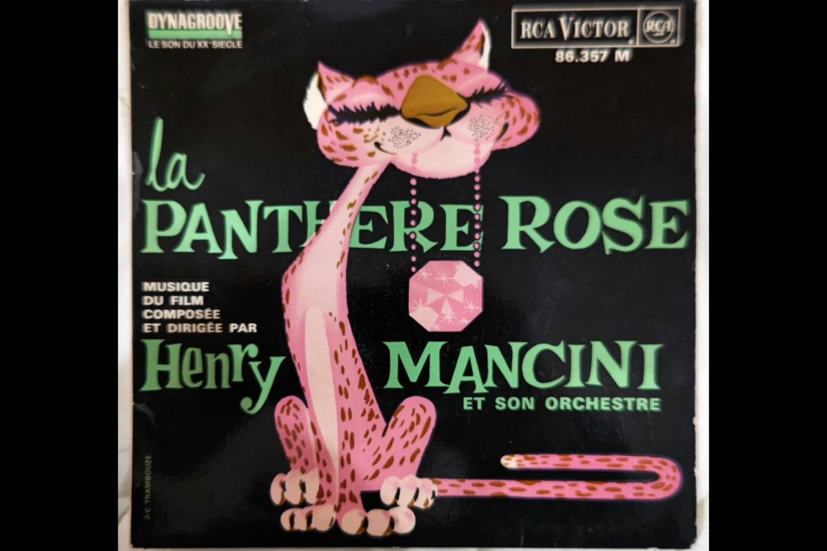 レコード　EP　ヘンリー・マンシーニ　「ピンク・パンサー」　フランス盤　RCA　VICTOR　８６．３５７_画像1