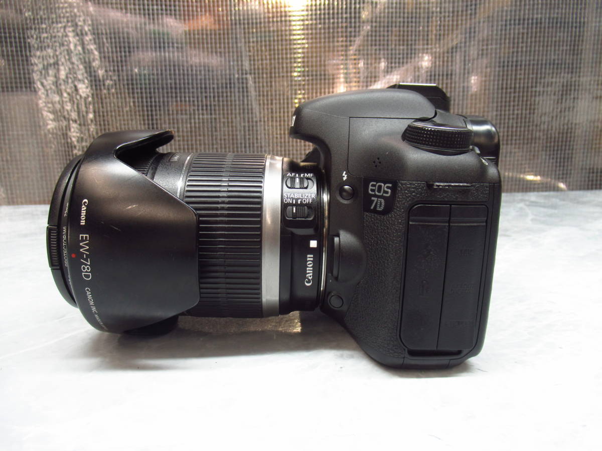 Canon キャノン デジタルカメラ EDS 7D / レンズ ZOOM Lens EF-S 18-200mm 管理6Z0210F20の画像2