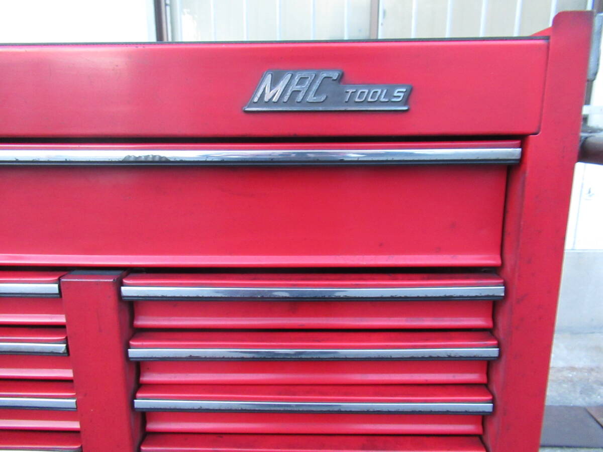 MAC TOOLS Racing マックツール レーシング ロールキャブ キャビネット 赤 カギあり 管理6MS0213Aの画像4