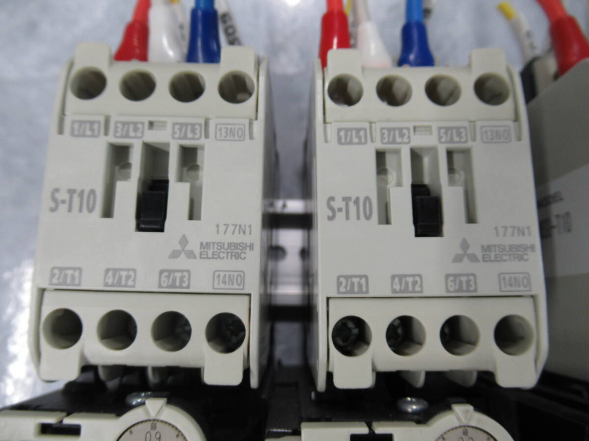 電材セット MITSUBISHI S-T10 THT18 サーマルリレー 電磁接触器 管理6MS0216G45_画像2
