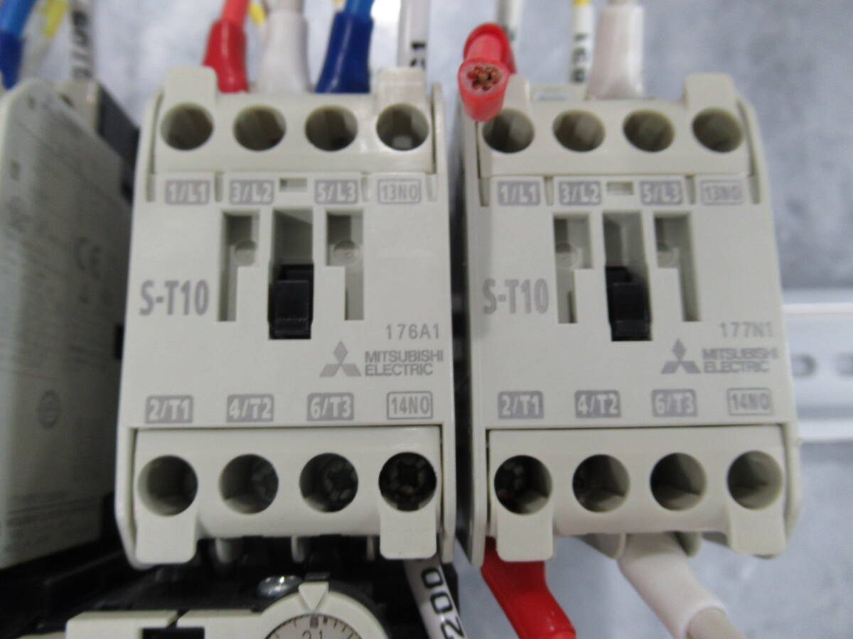 電材セット MITSUBISHI S-T10 THT18 サーマルリレー 電磁接触器 管理6MS0216G45_画像3