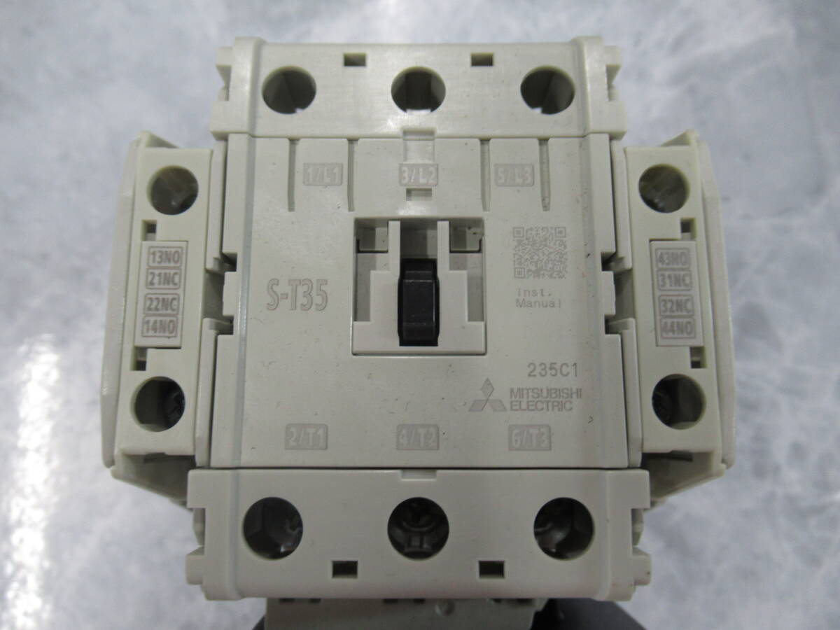 三菱 MITSUBISHI S-T35 MSO-T35 非可逆式電磁接触器 サーマルリレー TH-T25 3個セット 管理6MS0221C58_画像2