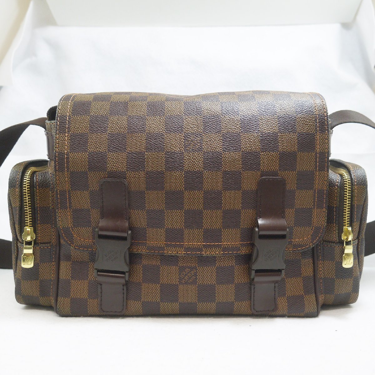 USED良品・保管品 Louis Vuitton ルイヴィトン N51126 リポーターメルヴィール ダミエ エベヌ MI0076 ショルダーバッグ 本体のみ 現状品_画像2