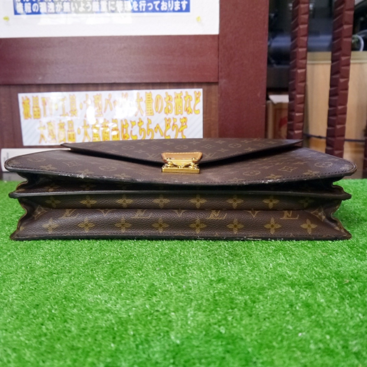 USED品・保管品 Louis Vuitton ルイヴィトン M53331 セルヴィエット コンセイエ モノグラム ビジネスバッグ ブリーフケース MI1915 現状品