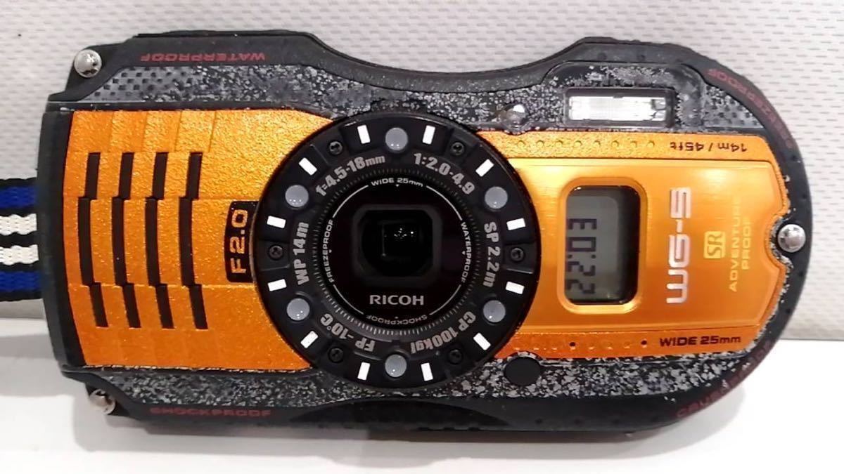 RICOH リコー WG-5 GPS デジタルカメラ 14m／45ft WIDE 25mm 5.0V よ_画像2