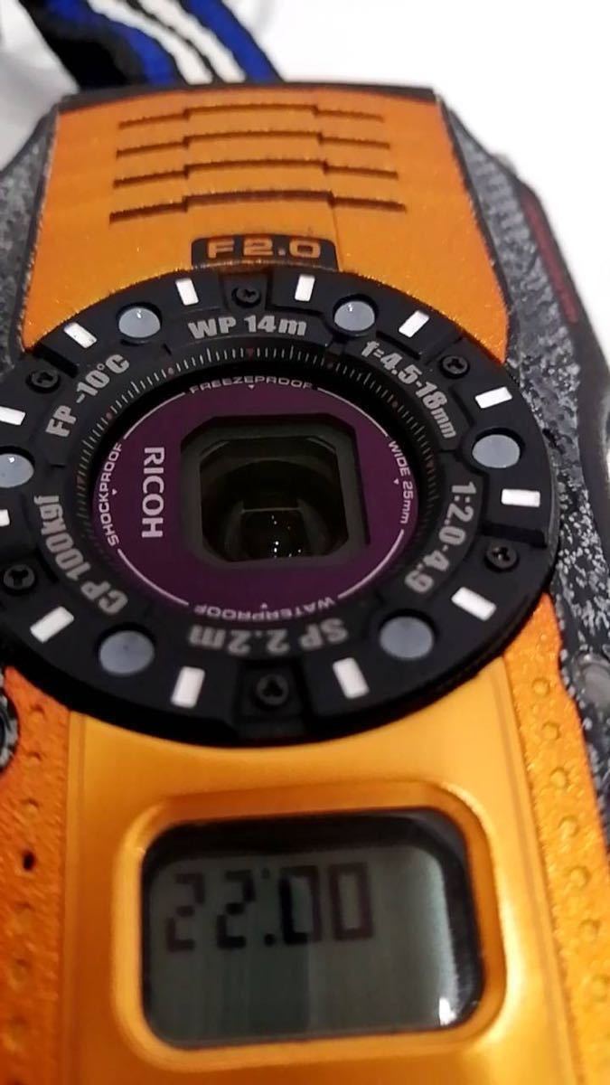 RICOH リコー WG-5 GPS デジタルカメラ 14m／45ft WIDE 25mm 5.0V よ_画像10
