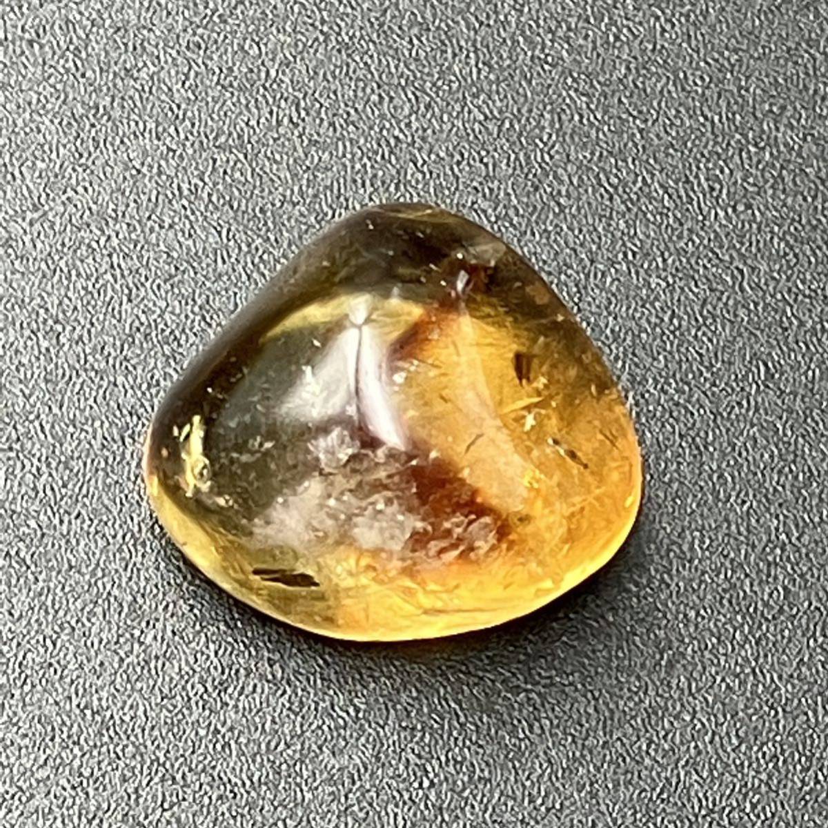 シトリン　タンブル 天然石 1個 黄水晶 原石 小型_画像3