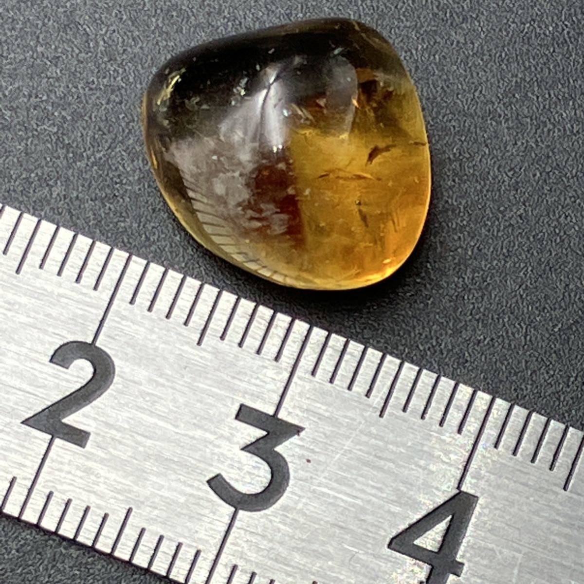シトリン　タンブル 天然石 1個 黄水晶 原石 小型_画像5