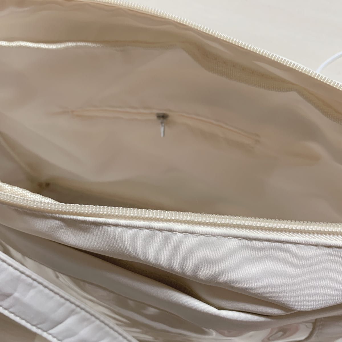 ホワイト 白 痛バッグ A4  痛バ 推し オタ活 クリア 透明 トートバッグ ショルダーバッグ  レディース ハンドバッグ