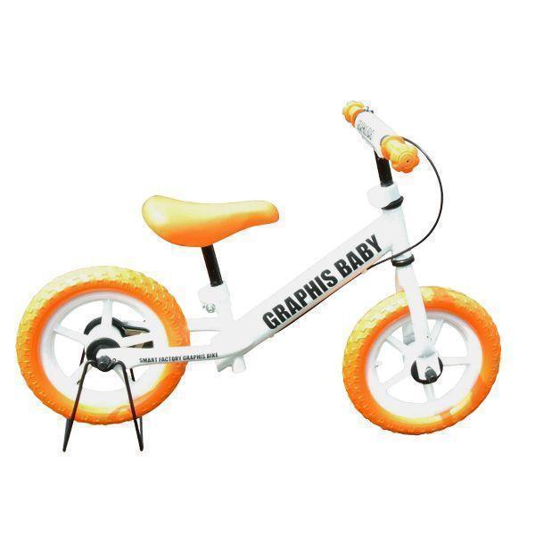 [Дешевая почтовая стоимость] [неиспользованный] Graphis Graphis Gr-Baby Pedal No Pedal Bicycle Runge Bike White x Orange Stand