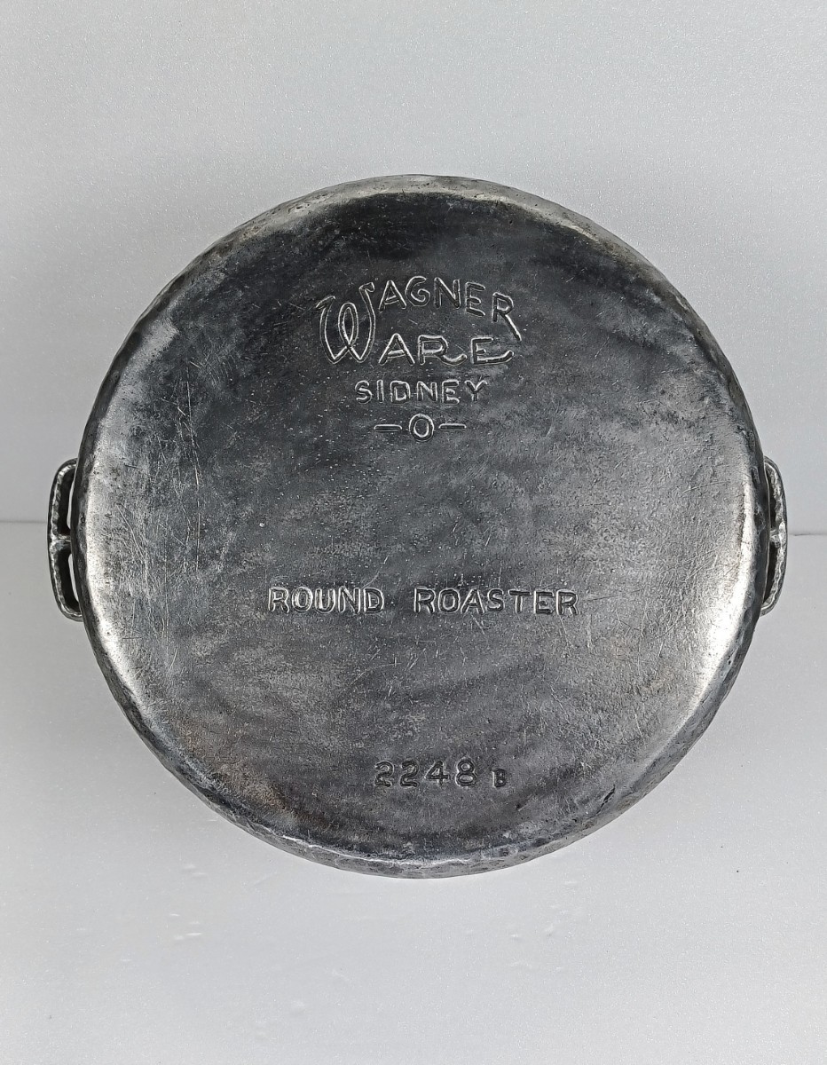 美品　希少　ワグナーウェア アルミ ダッチオーブンWagner Ware Hammered 　_画像9