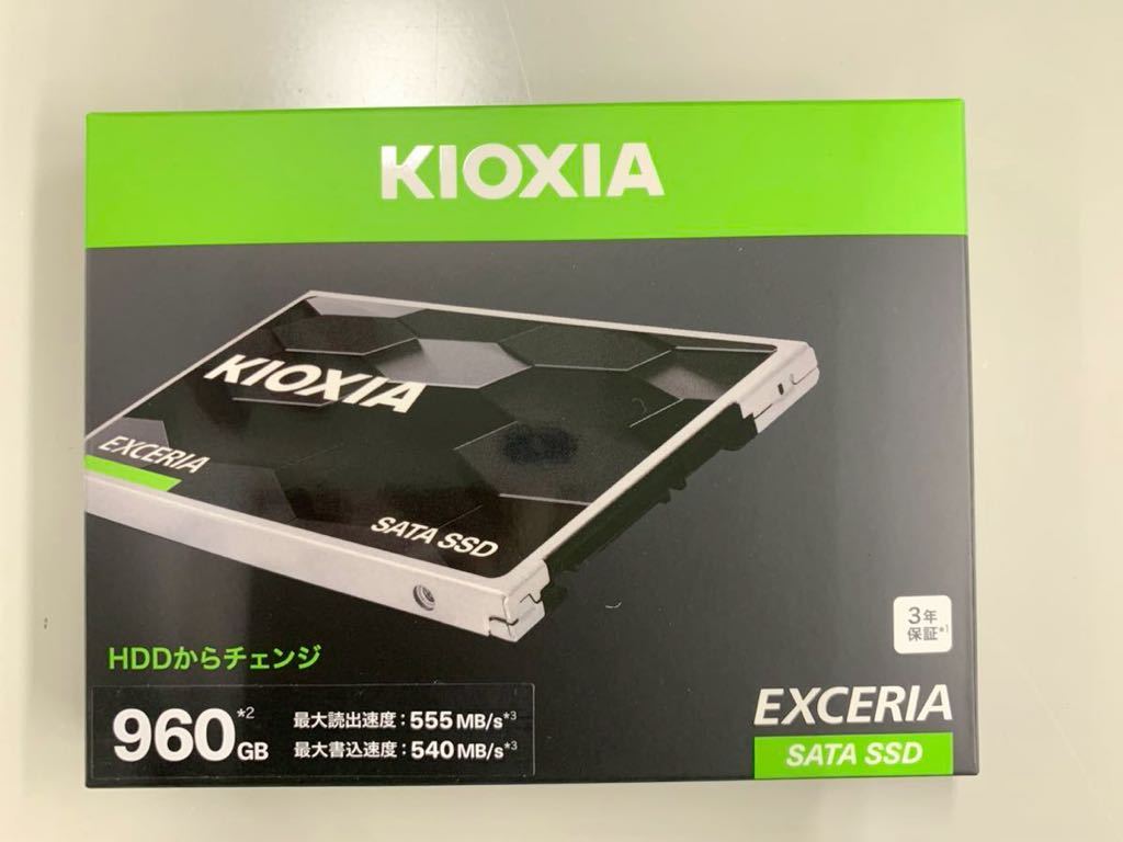 送料無料★★新品　SSD 960GB KIOXIA(キオクシア) EXCERIA SATA SSD-CK960S/J★★_画像1