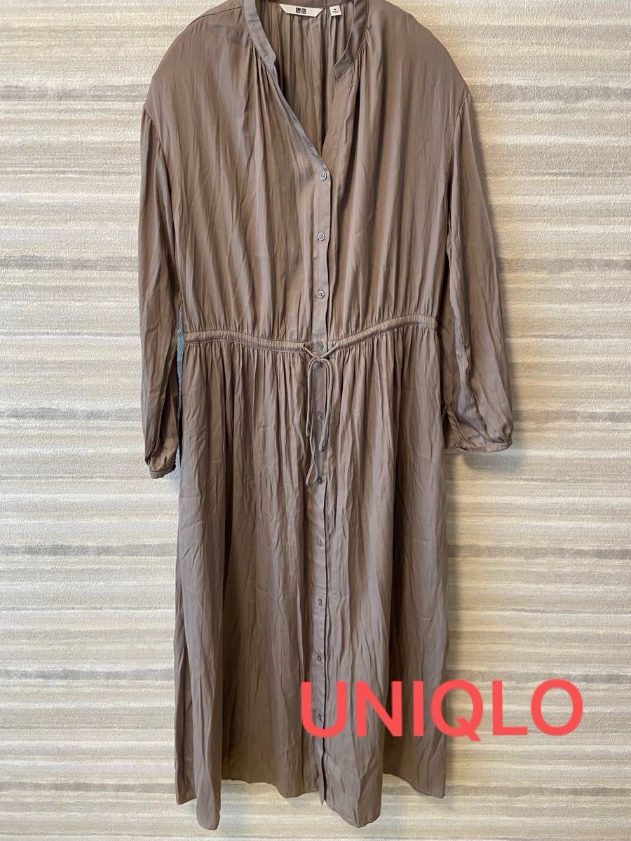 UNIQLOロングシャツワンピース