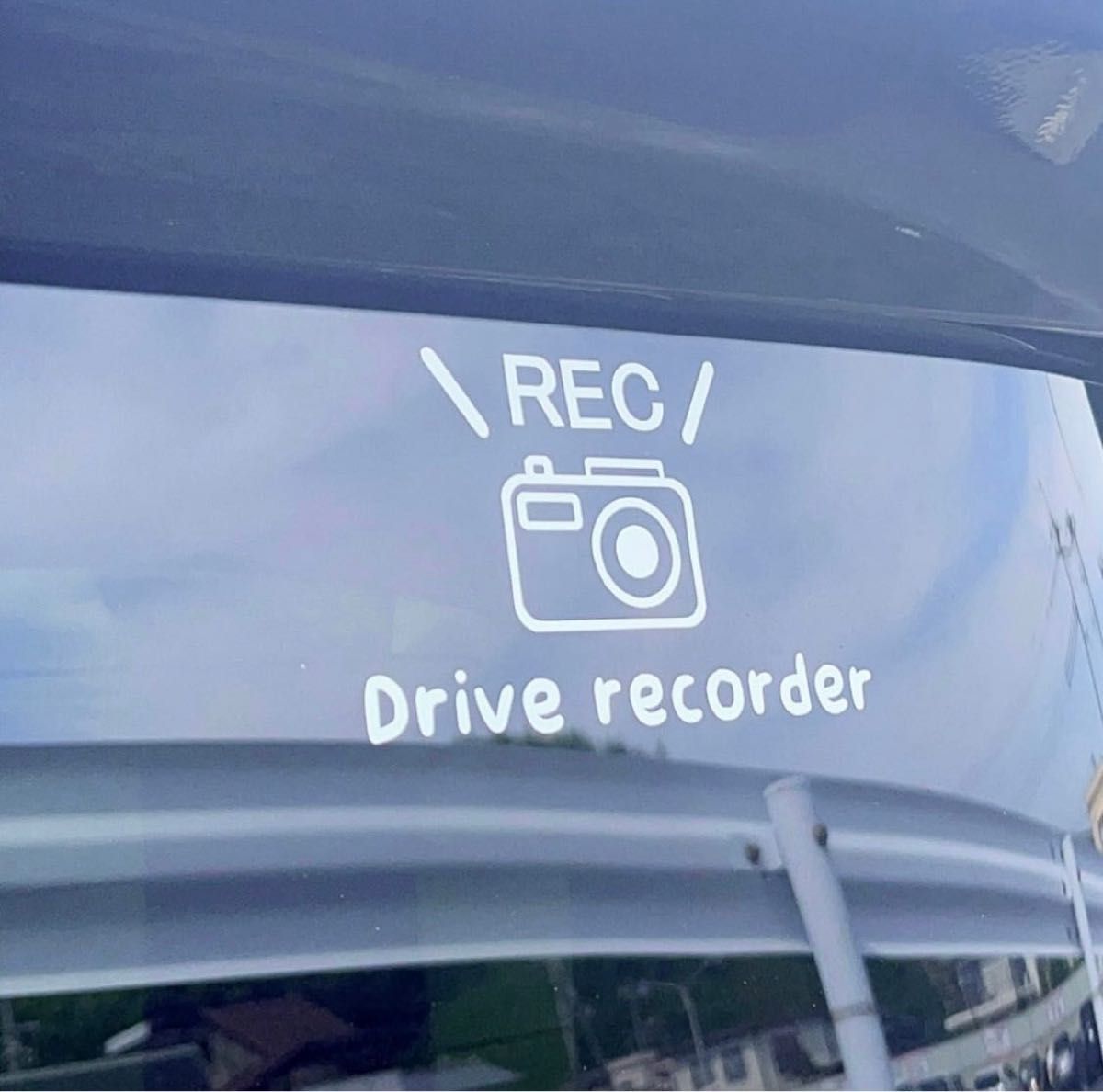 M-032 ドラレコ ステッカー Rec ドライブレコーダー　カメラステッカー ドライブレコーダー 煽り運転防止