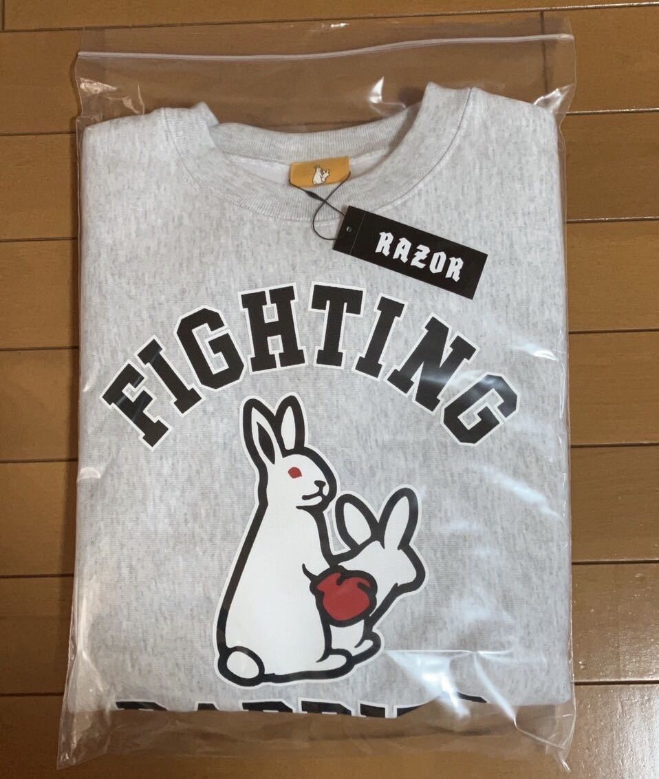 新品』FR2 × RAZOR FIGHTING RABBITS トレーナー スウェット L 新品』FR2 × RAZOR FIGHTING RABBITS トレーナー スウェット L