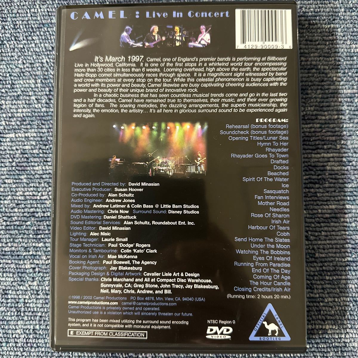 DVD CAMEL COMING OF AGE_画像2