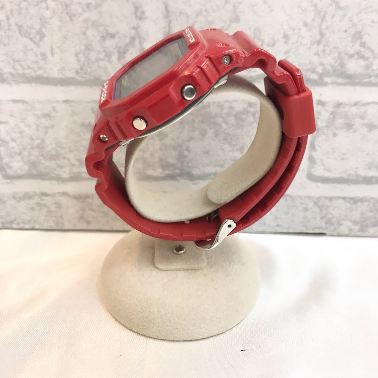 ★稼働★ ★G-SHOCK★ CASIO カシオ G-SHOCK ショックレジスト レッド GWX-5600-4JF デジタル ラバー ソーラー 箱 取扱説明書付き_画像3