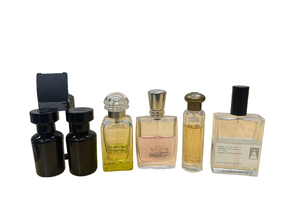 【現状品】香水まとめ売り HERMES LE JARDIN DE MONSIEUR LI J-Scent 和肌Yawahada LANCOMI miracle TOCCA THE BODY SHOP BLACK MUSK (MS2)_画像2