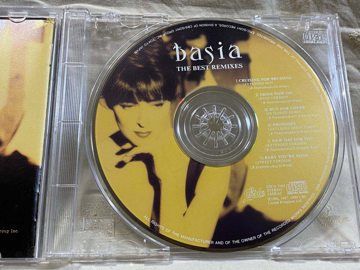BASIA - THE BEST REMIXES ESCA 5164 ピクチャー盤 限定盤 国内初版 日本盤 廃盤_画像2