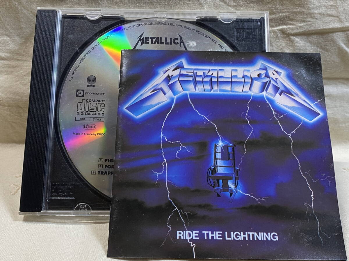 [スラッシュメタル] METALLICA - RIDE THE LIGHTNING 初期フランス盤_画像1