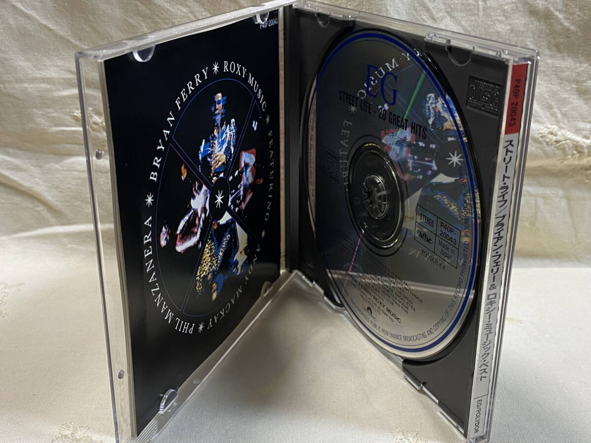 BRIAN FERRY / ROXY MUSIC - STREET LIFE 20 GREAT HITS P40P20043 国内初版 日本盤 シール帯 税表記なし4000円盤 廃盤 レア盤の画像3
