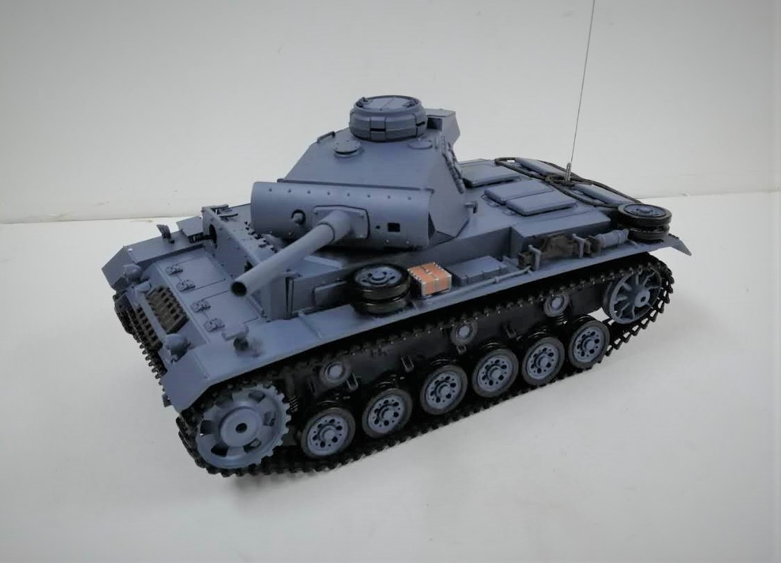 1/16 tank radio-controller Germany III number L type hen long 3848-1 basis board VERSION 7.0 BB. departure . infra-red rays against war with function 