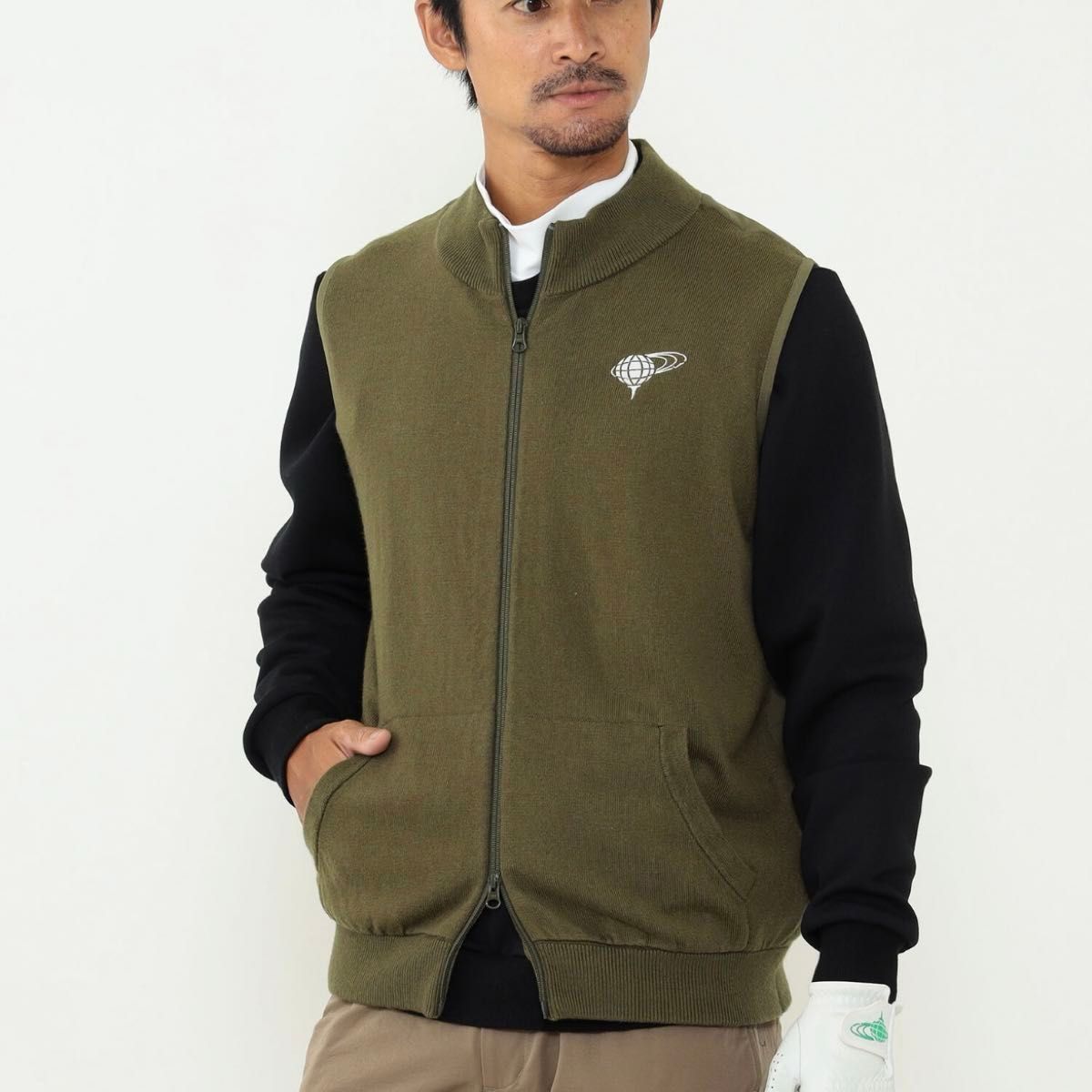 新品 BEAMS GOLF ビームスゴルフ ドッキング ニットベスト