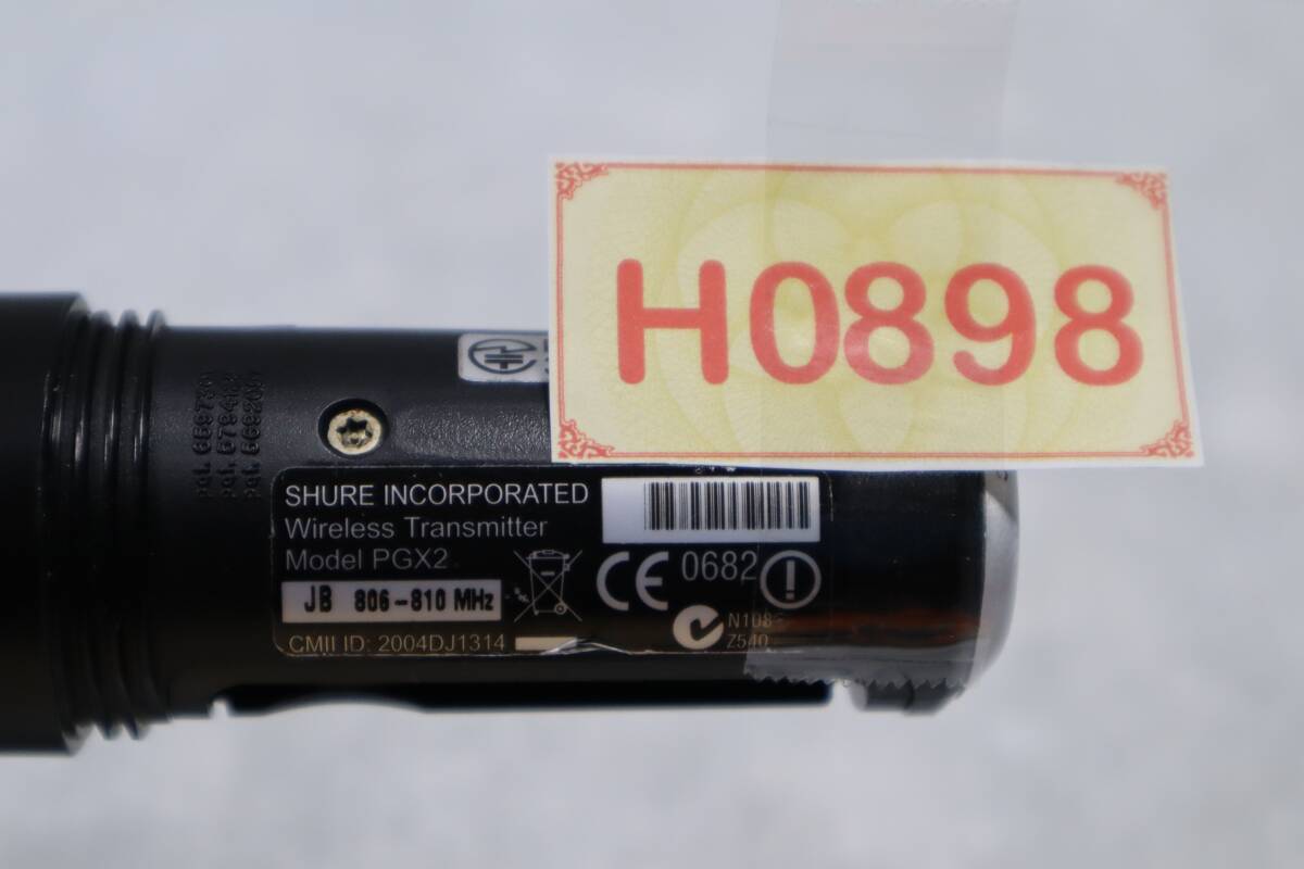H0898 Y 【ジャンク品】SHURE PGX2 Wireless Transmitter シュアー マイク ・本体のみ_画像5