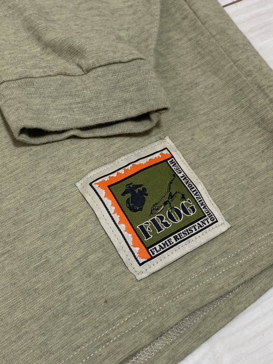 沖縄米軍放出品 potomac FIELD GEAR FROG ロングスリーブシャツ EXTRA LARGE OKINAWA長袖 長袖Tシャツ ロンTの画像2