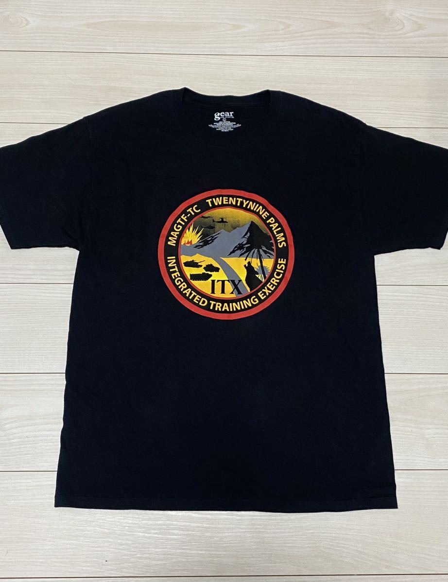 米軍放出品　USMC　MAGTF-TC　Tシャツ　LARGE トレーニングTシャツ　ミリタリー _画像1